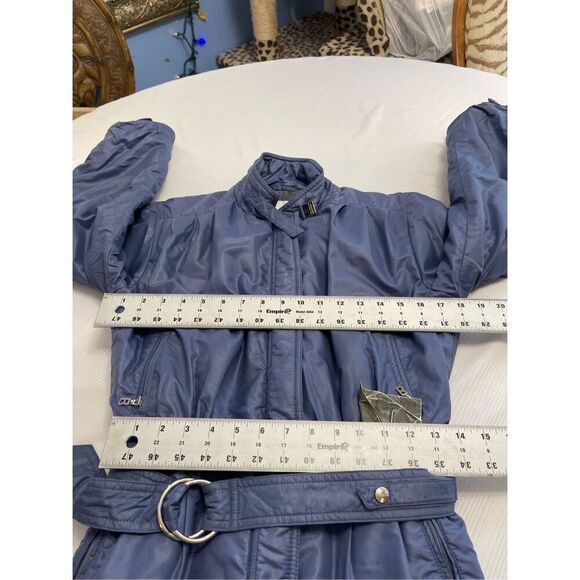 Bogner VTG Blue One Piece Snow Bib Ski Snow Suit Size 10 - Picture 12 of 14